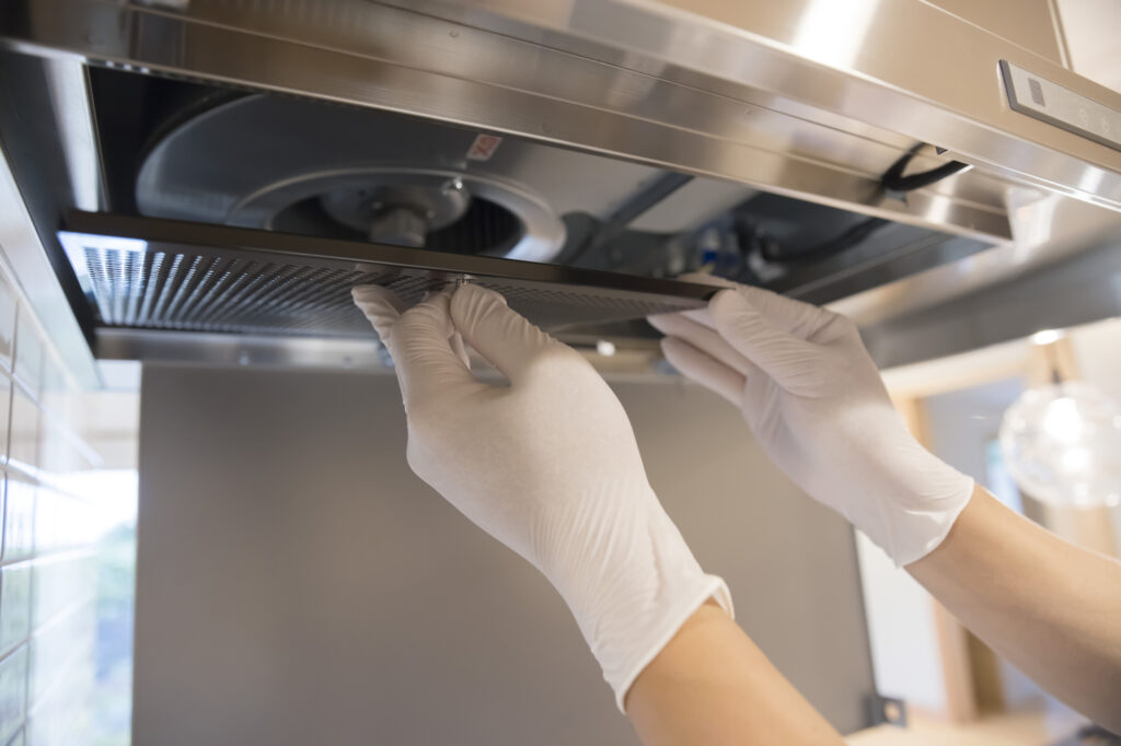 レンジフードの掃除